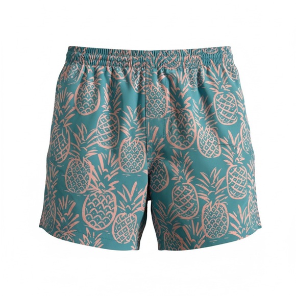 chubbies Other - Chubbies Teal and Pink Pineapple Swim Trunks